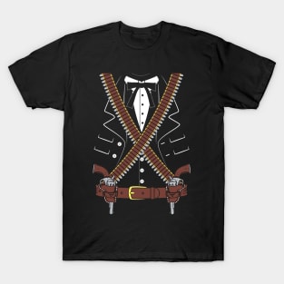 Gunslinger Sheriff Halloween Costume T-Shirt